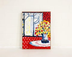 John O'Hara, the Blue Vase, Encaustic Painting