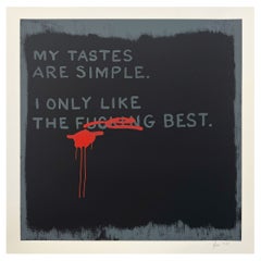 John O'Hara, The xxxxxxx Best, 3-Color Serigraph