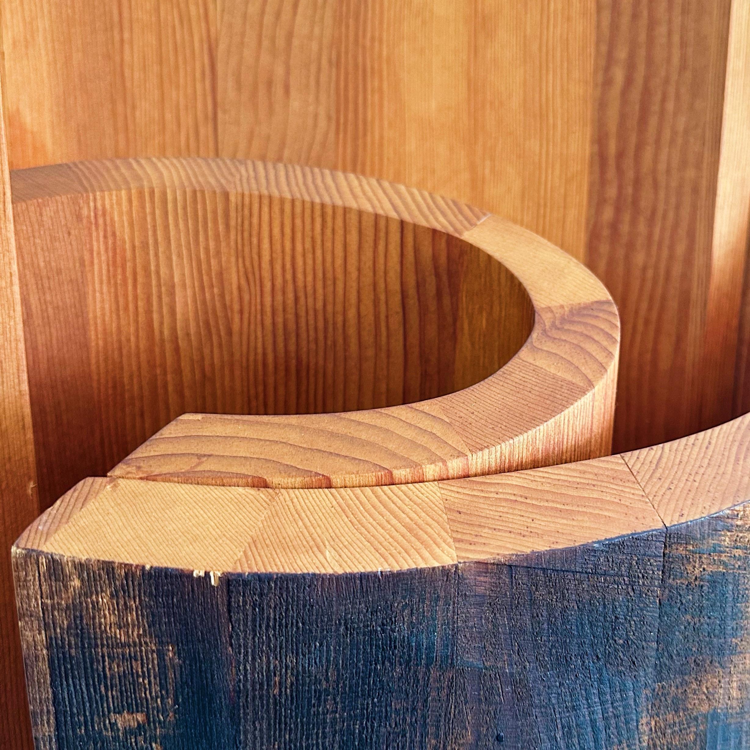 Late 20th Century John Okulick Abstract Wooden Wall Sculpture, 
