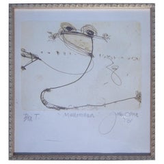 John Olsen Etching