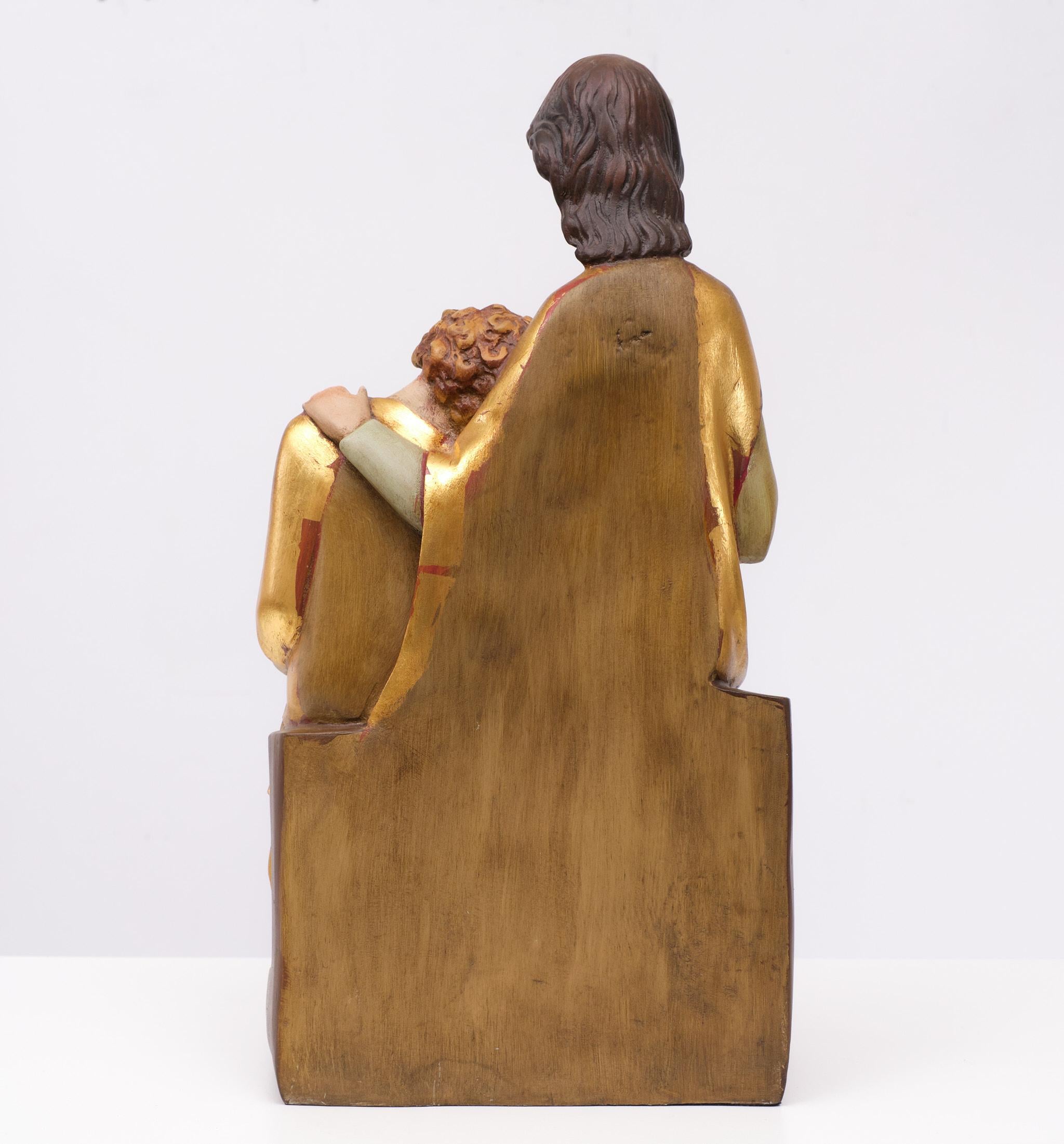 Skulptur des Johannes auf der Truhe Christi   Museum Reproduktion  im Zustand „Gut“ im Angebot in Den Haag, NL