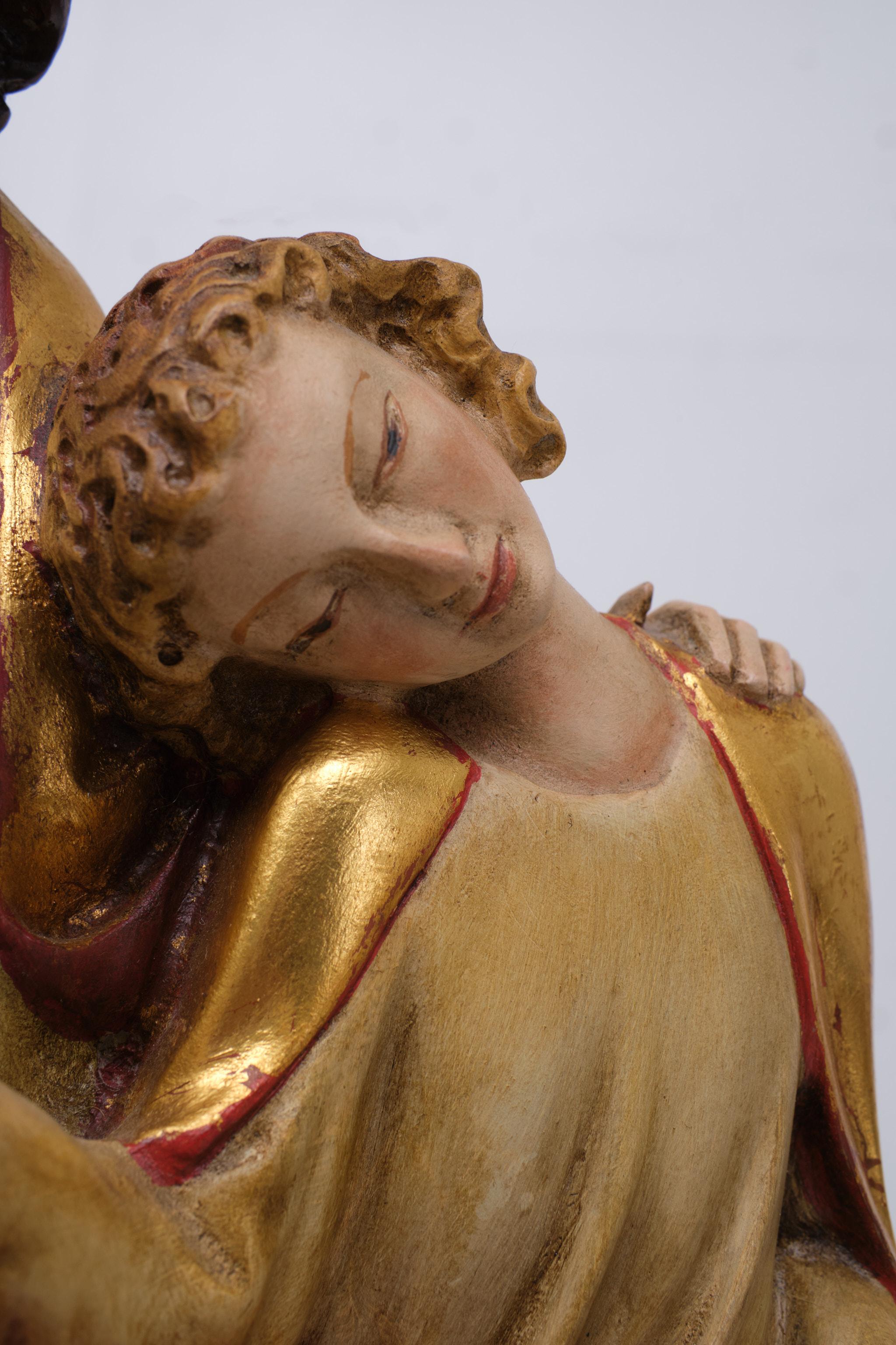 Skulptur des Johannes auf der Truhe Christi   Museum Reproduktion  im Angebot 1
