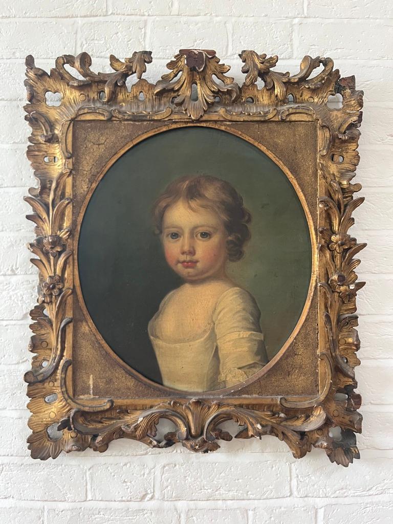 18th Century English School Porträt eines jungen Mädchens, halbe Länge (Alte Meister), Painting, von John Opie (circle)