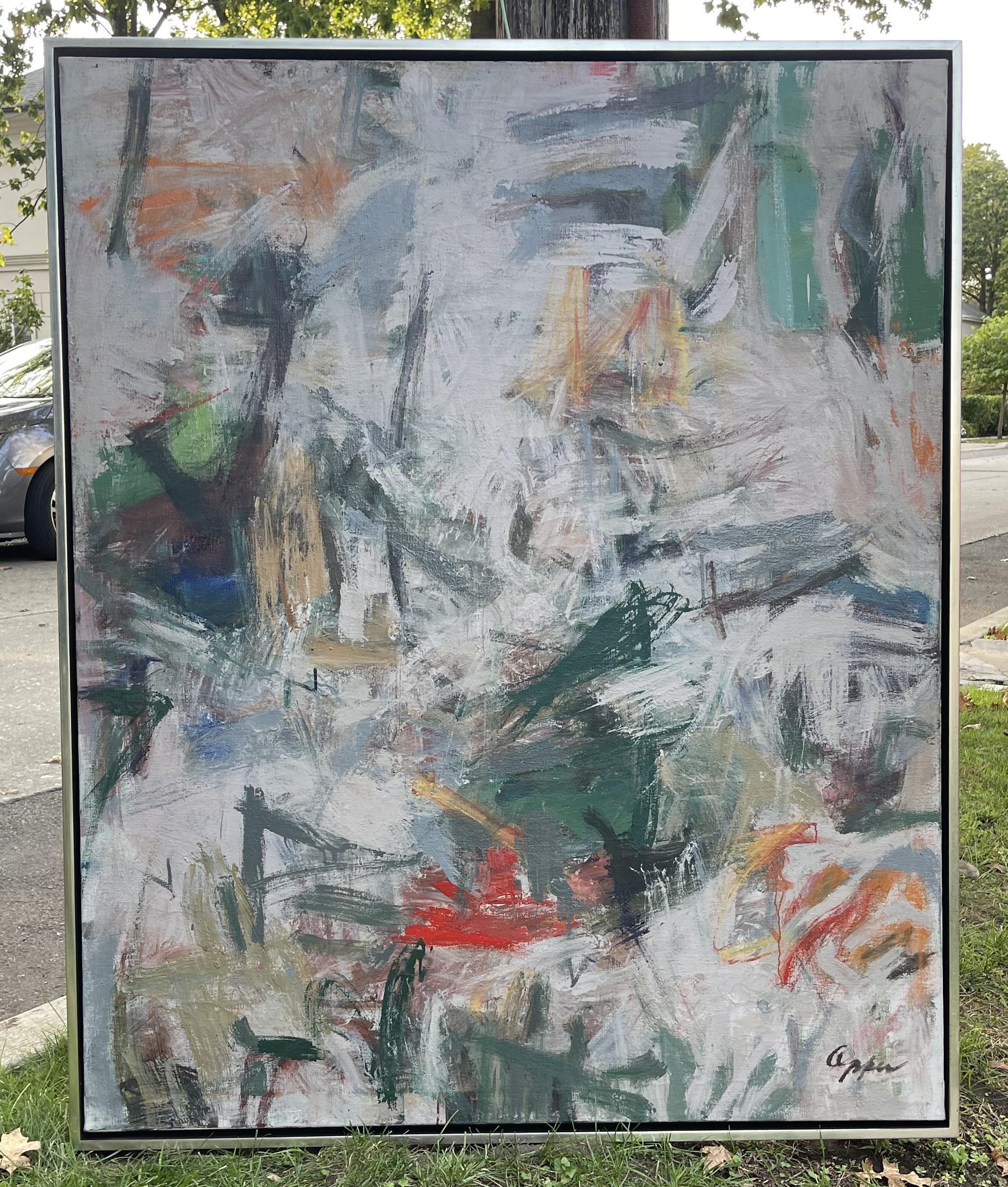 Provenance : Martha Jackson Gallery, NY ; Anderson Gallery, Buffalo, NY.

Au cours d'une carrière qui s'est étendue sur près de six décennies et qui a combiné des aspects de l'expressionnisme abstrait et de la peinture Color Field, M. Opper s'est