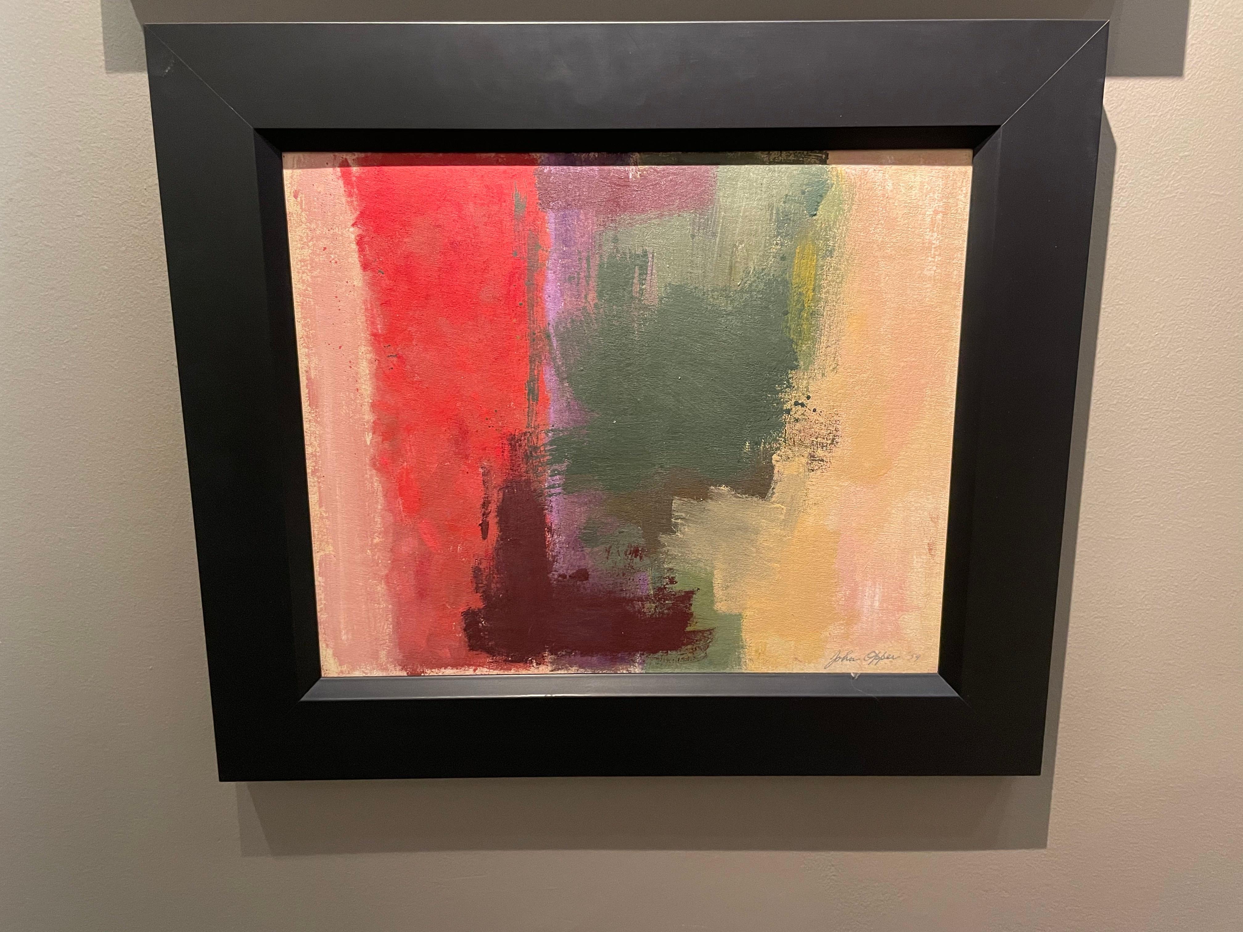 Senza titolo Pittura astratta a olio di metà secolo Artista di New York in vendita 4
