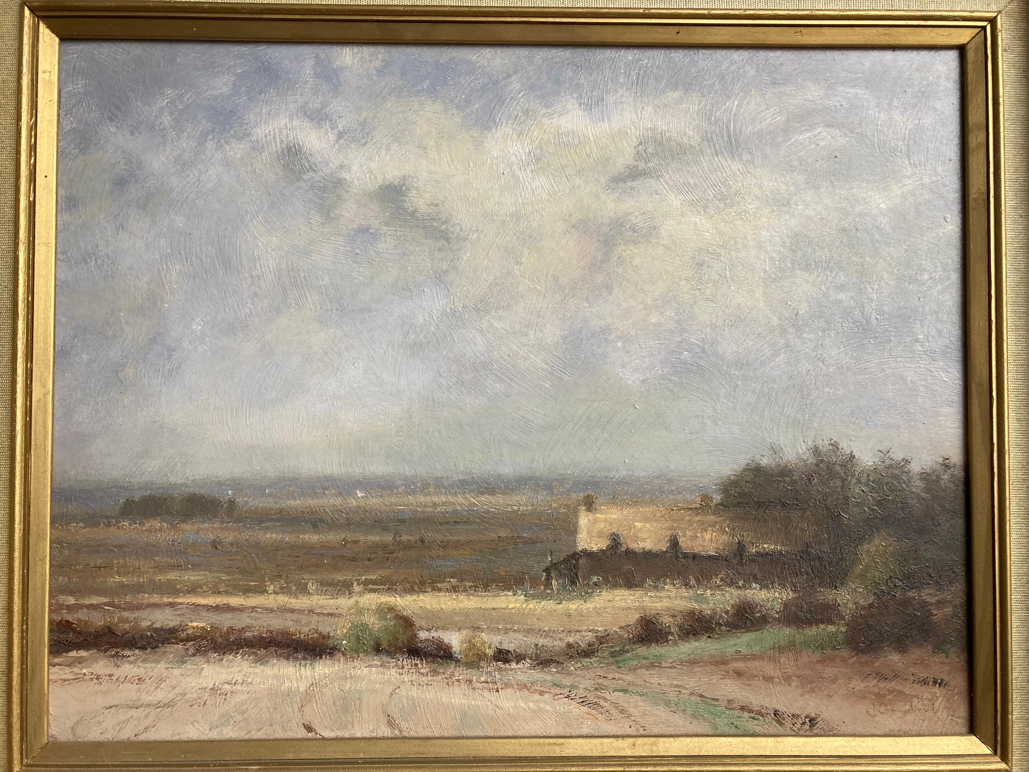 John Ormondroyd, scène du Norfolk avec chalet, disciple d'Edward Seago 4