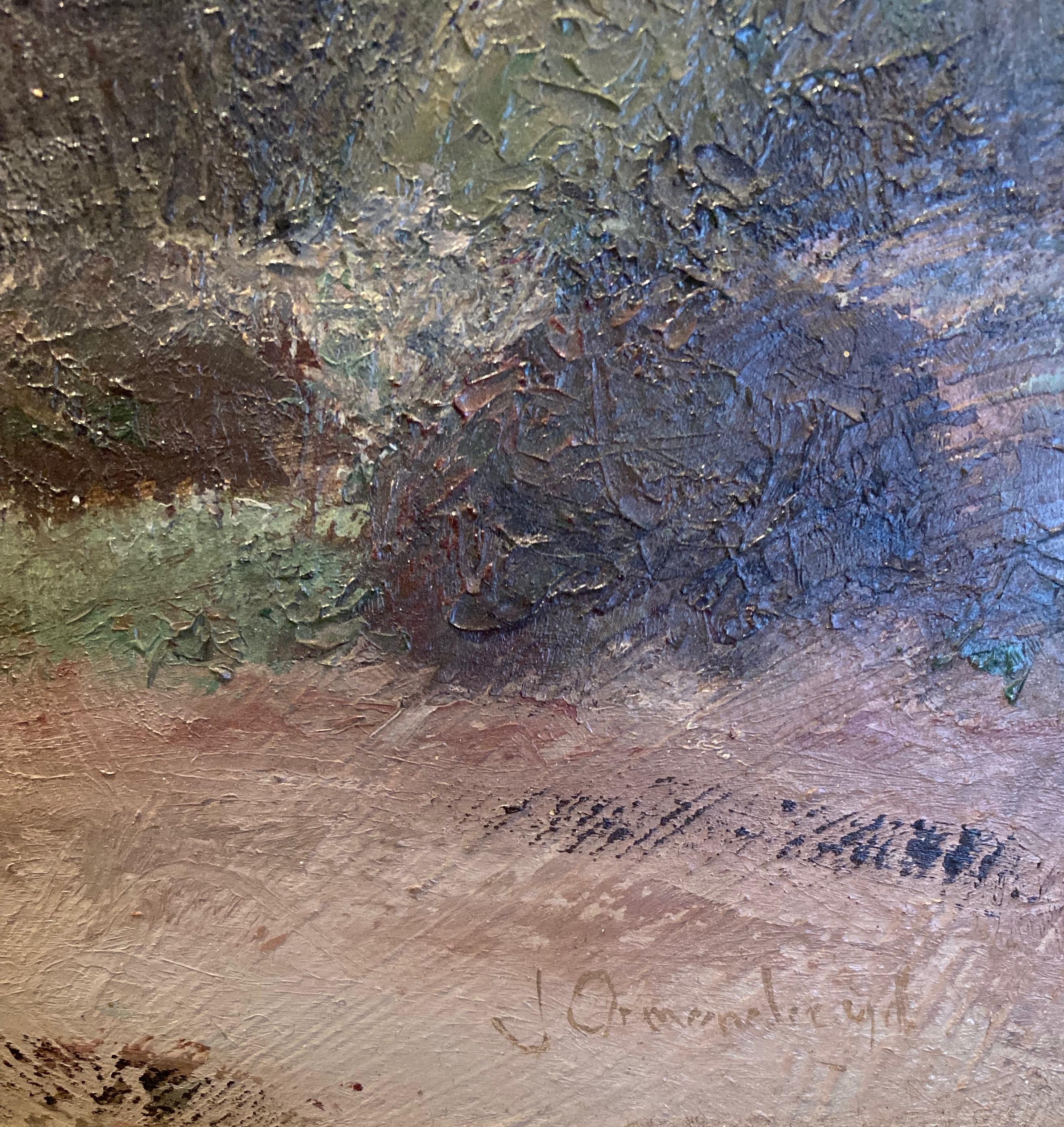 John Ormondroyd, scène du Norfolk avec chalet, disciple d'Edward Seago 7