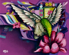 Sahasrara - Small Hummingbird Contemporary Painting