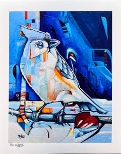 The Time of Reflection Fine Art Print - Limited Edition Contemporary Bird Print
