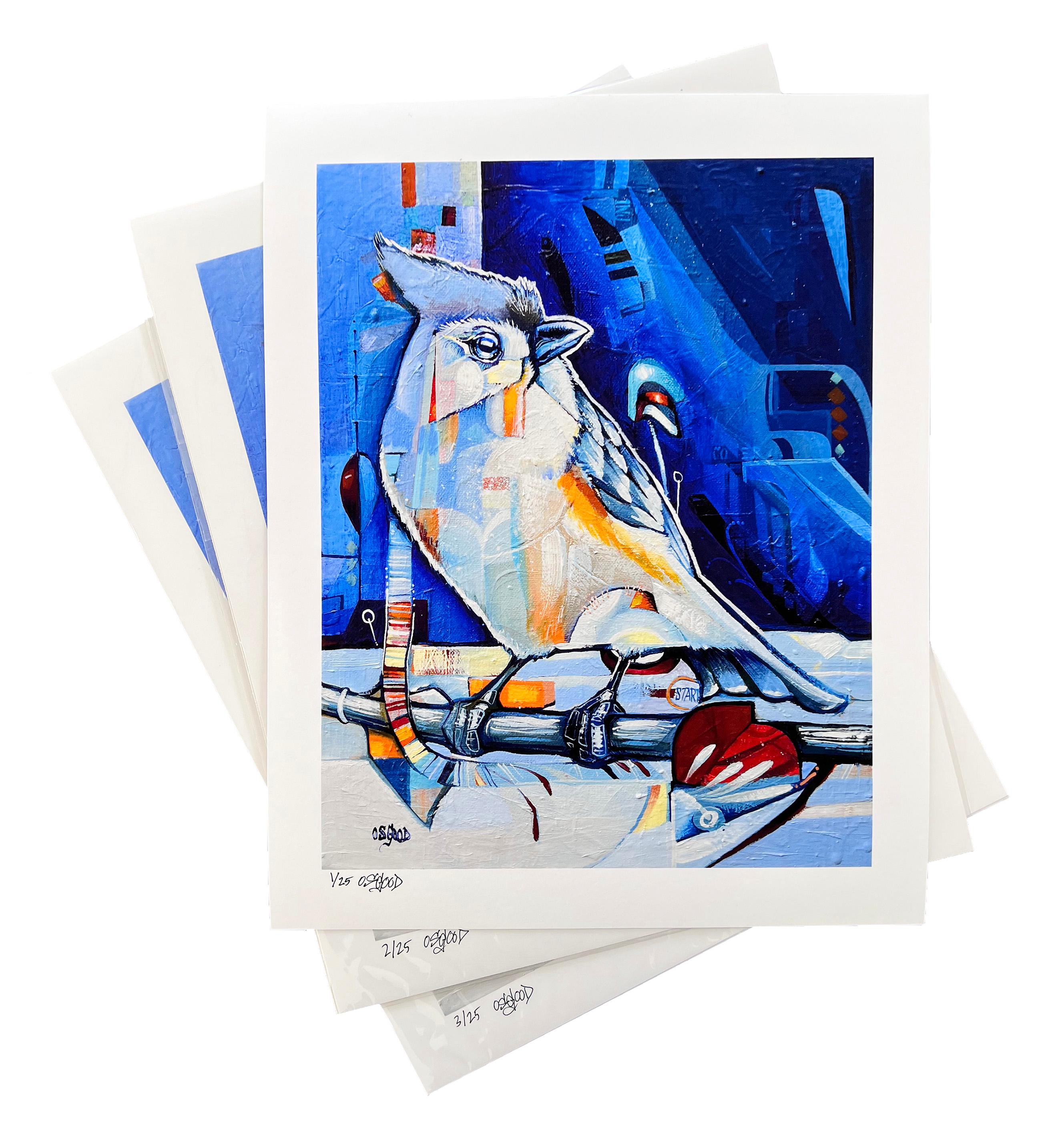 The Time of Reflection Fine Art Print - Limited Edition Contemporary Bird Print