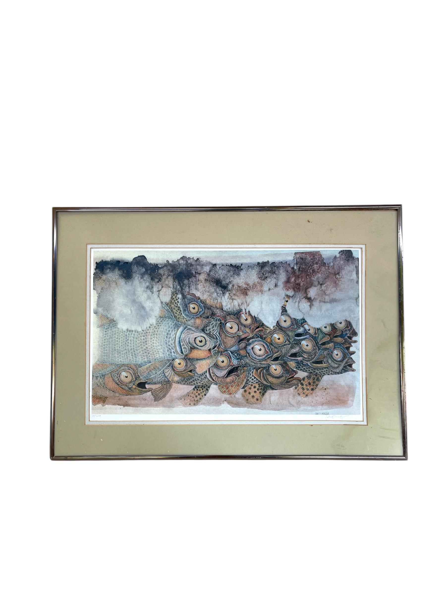  This limited edition lasergraph print, titled 