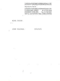 Mike Tyson in Boxhandschuhen II Vintage Originalfotografie