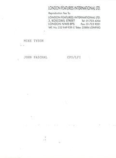 Mike Tyson in Boxing Gloves Vintage Original Photograph