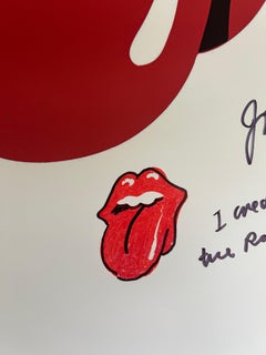 John Pasche "The Rolling Stones Tongue and Lips", estampe signée