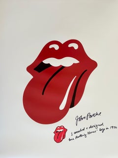 John Pasche "The Rolling Stones Tongue and Lips", estampe signée