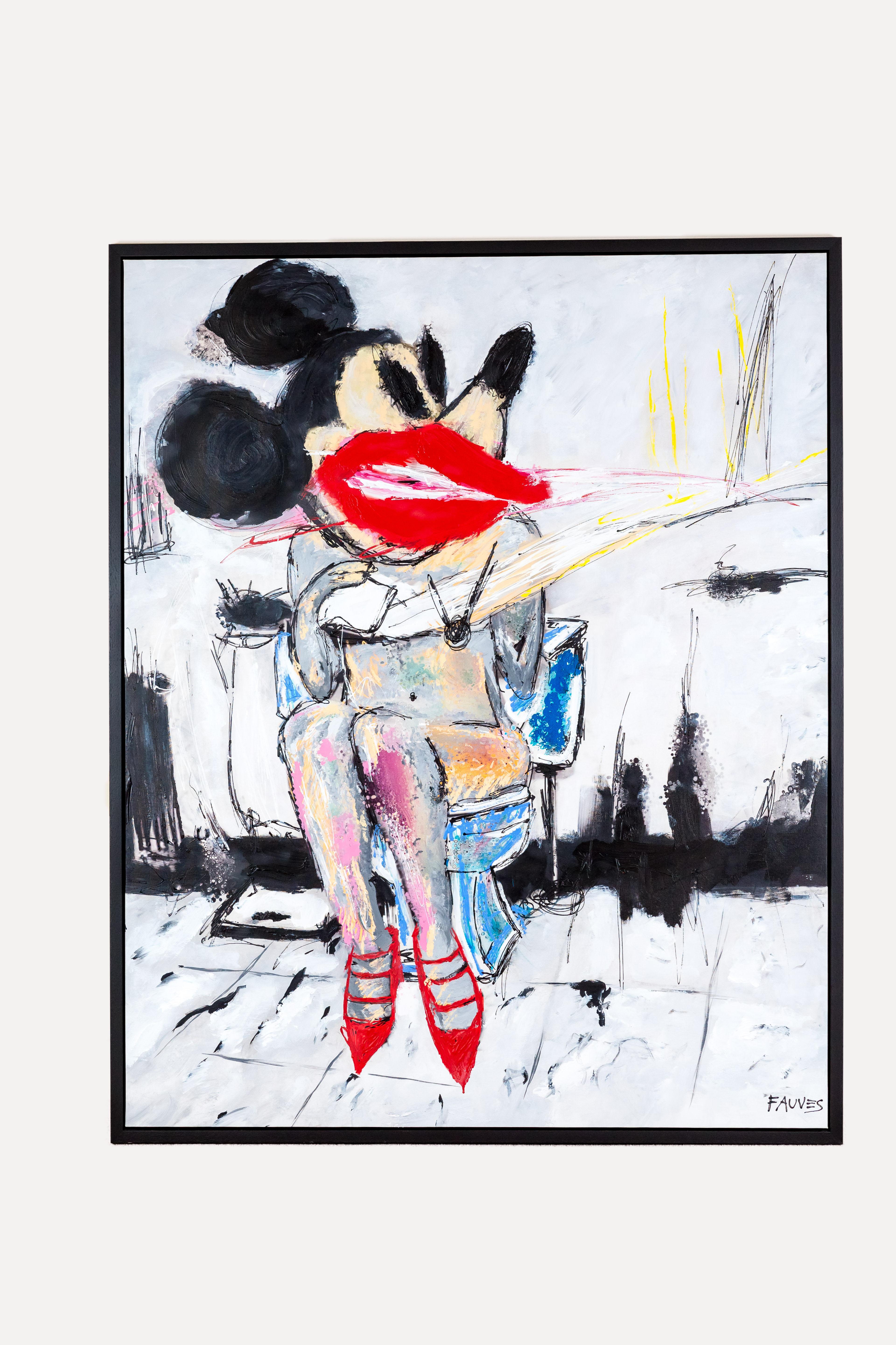 Mickey Flush - John Paul Fauves 2016 - Abstract - Le Fauves - Mickey Mouse For Sale 7
