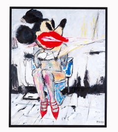 Mickey Flush - John Paul Fauves 2016 - Abstract - Le Fauves - Mickey Mouse