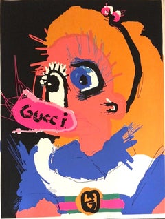 "Alice" Silkscreen Print 39"x28" in Ed. 39/50 by John Paul Fauves