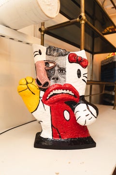 "Hello Kitty Dean" Pop Art Sculpture ( 1/1 ) by John Paul Fauves