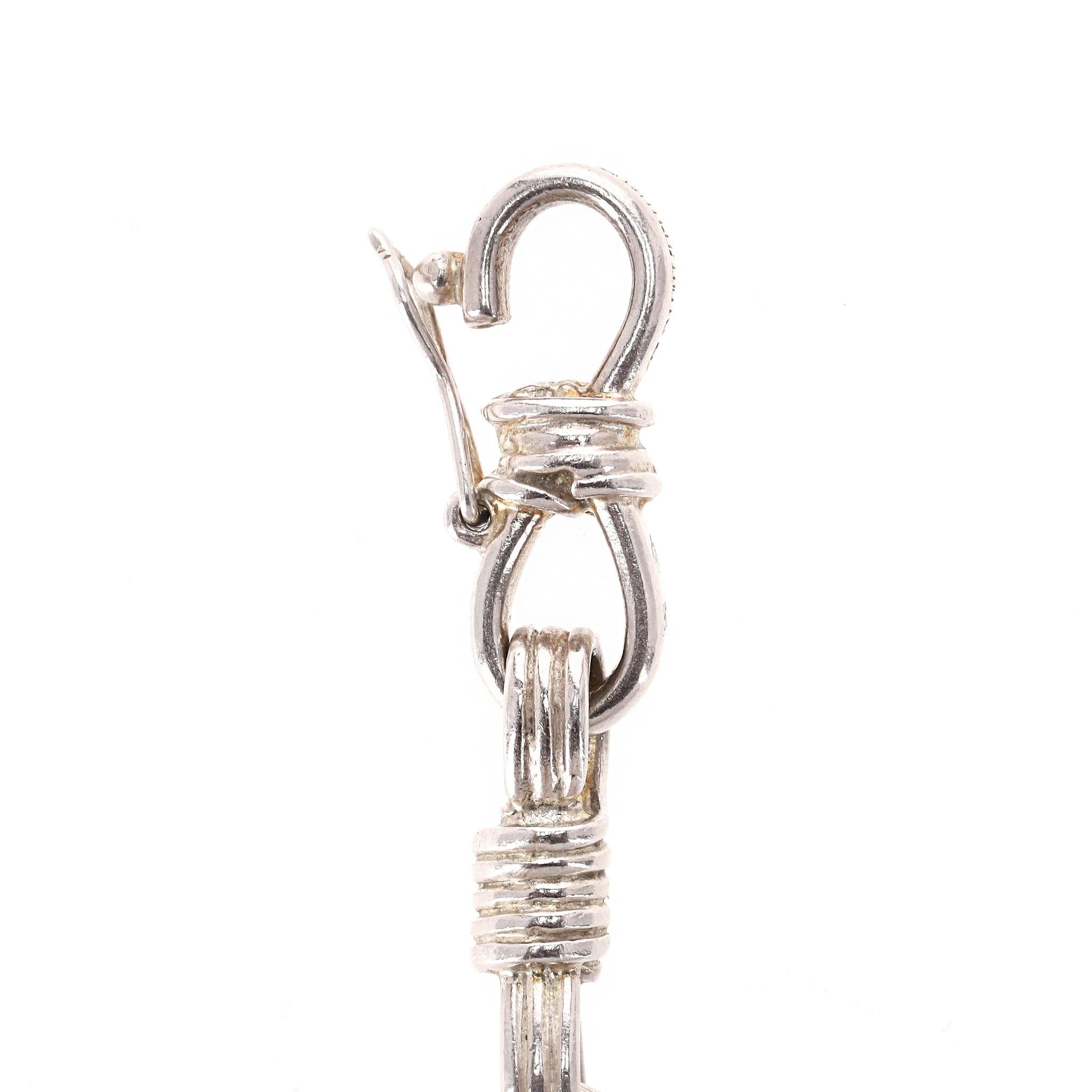 I Paul Gaultier Vintage A Silver Silver Knot Bracelet Pour femmes en vente