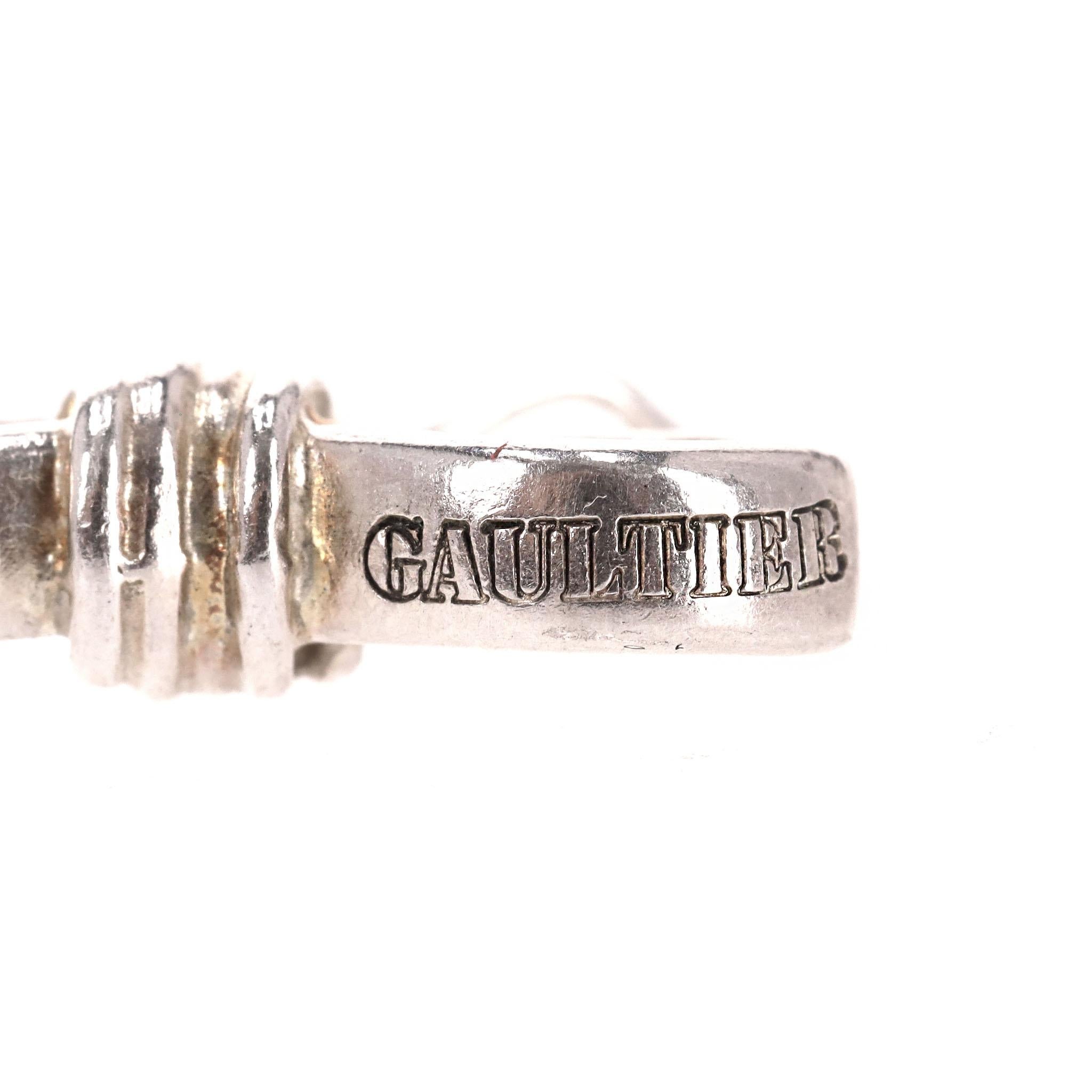 I Paul Gaultier Vintage A Silver Silver Knot Bracelet en vente 1