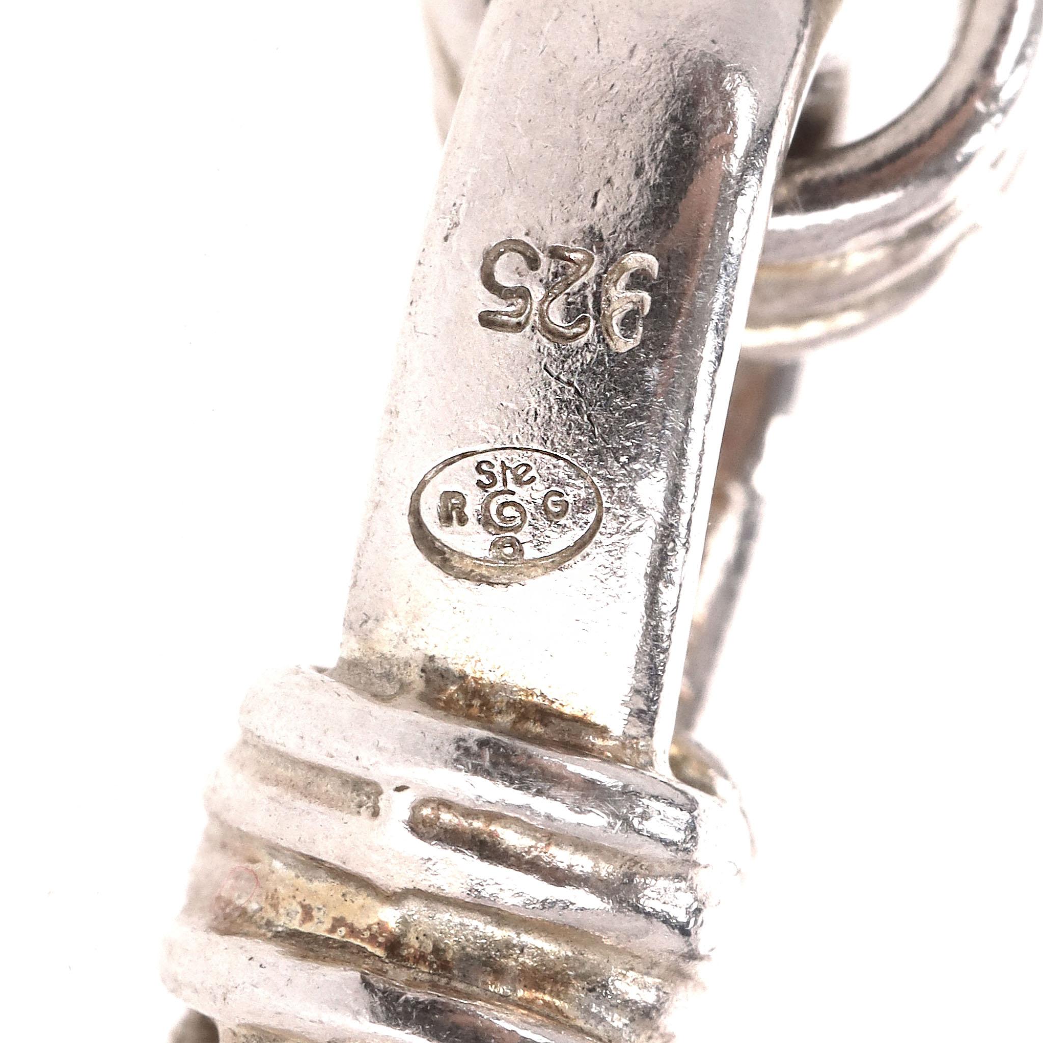 I Paul Gaultier Vintage A Silver Silver Knot Bracelet en vente 2