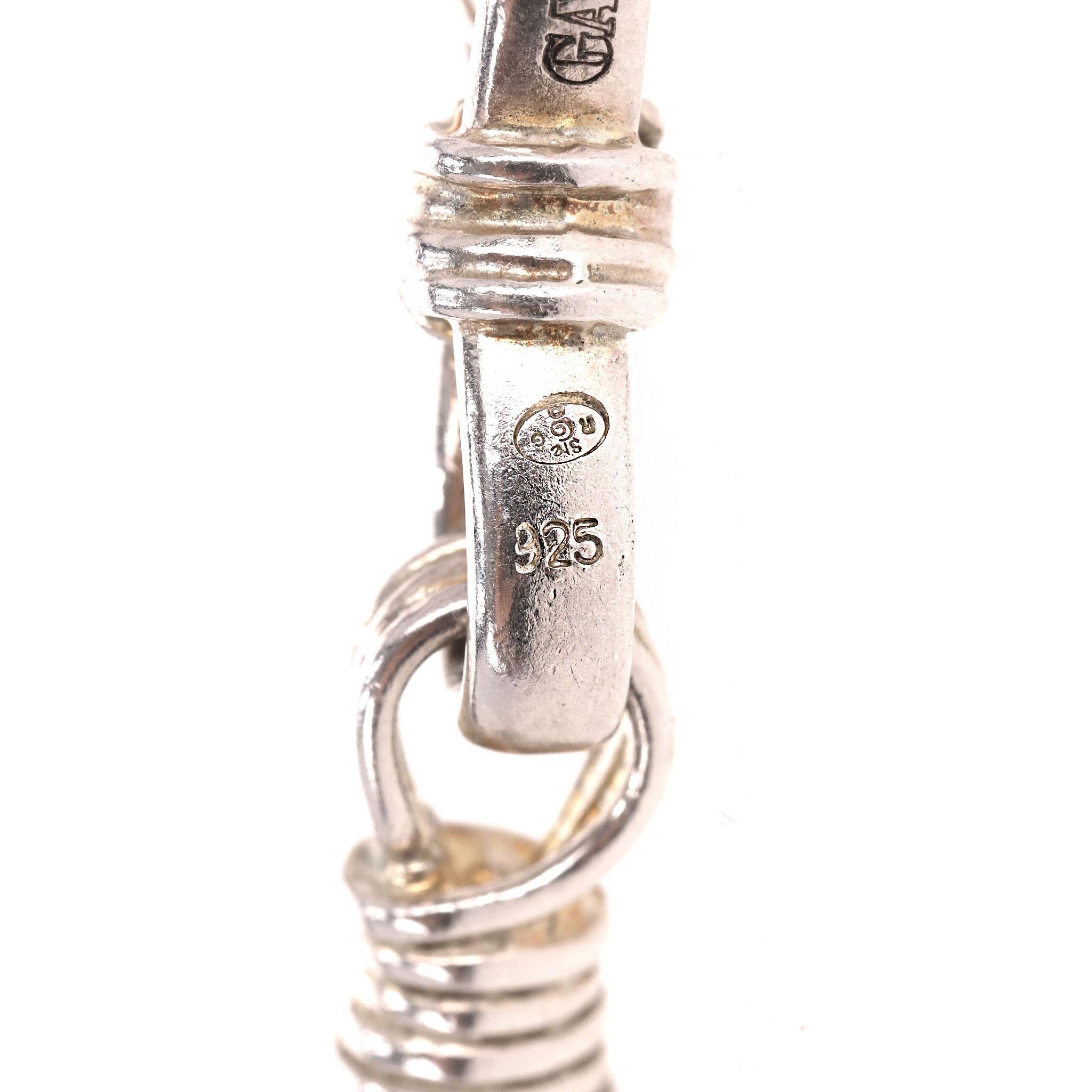 I Paul Gaultier Vintage A Silver Silver Knot Bracelet en vente 3