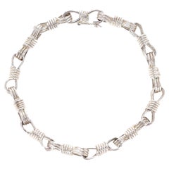 I Paul Gaultier Vintage A Silver Silver Knot Bracelet