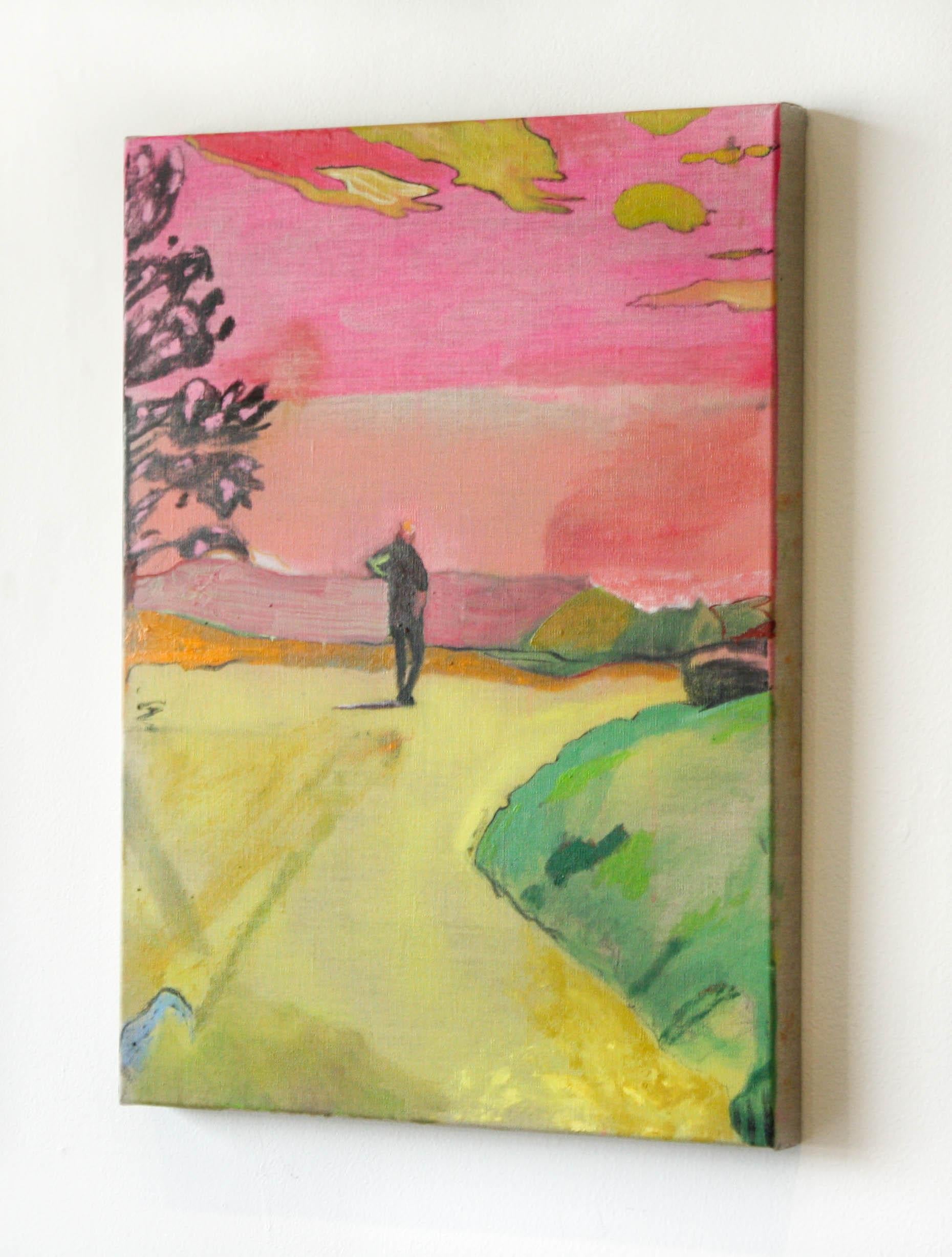 Multitude-Acrylic Paint, Charcoal, Oil Crayon, Oil Paint, Spray Paint, Landscape - Painting by John Paul Kesling