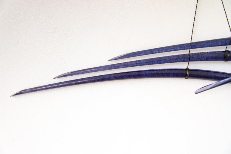 John Paul Robinson Probability Deep Blue 2 abstract, curved, glass