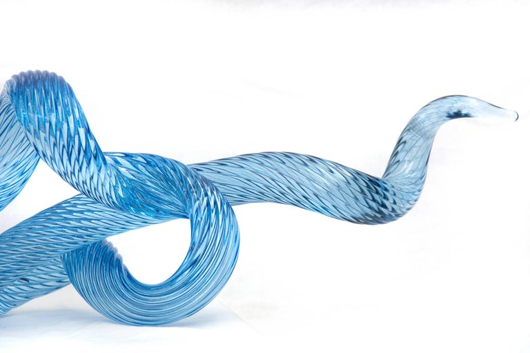 John Paul Robinson Surf Series H20 3, Blown Glass Sculpture For Sale