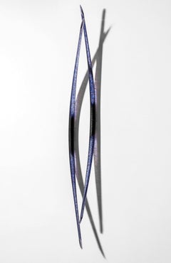 2° de Cielo - azul, contemporáneo, vidrio soplado, escultura mural