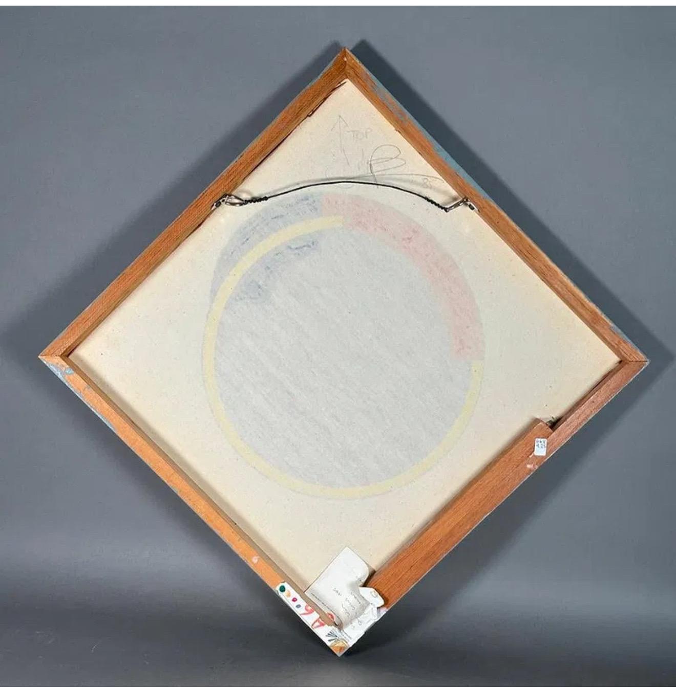 Op Art Pittura geometrica astratta a bordi duri John Pearson in vendita 13