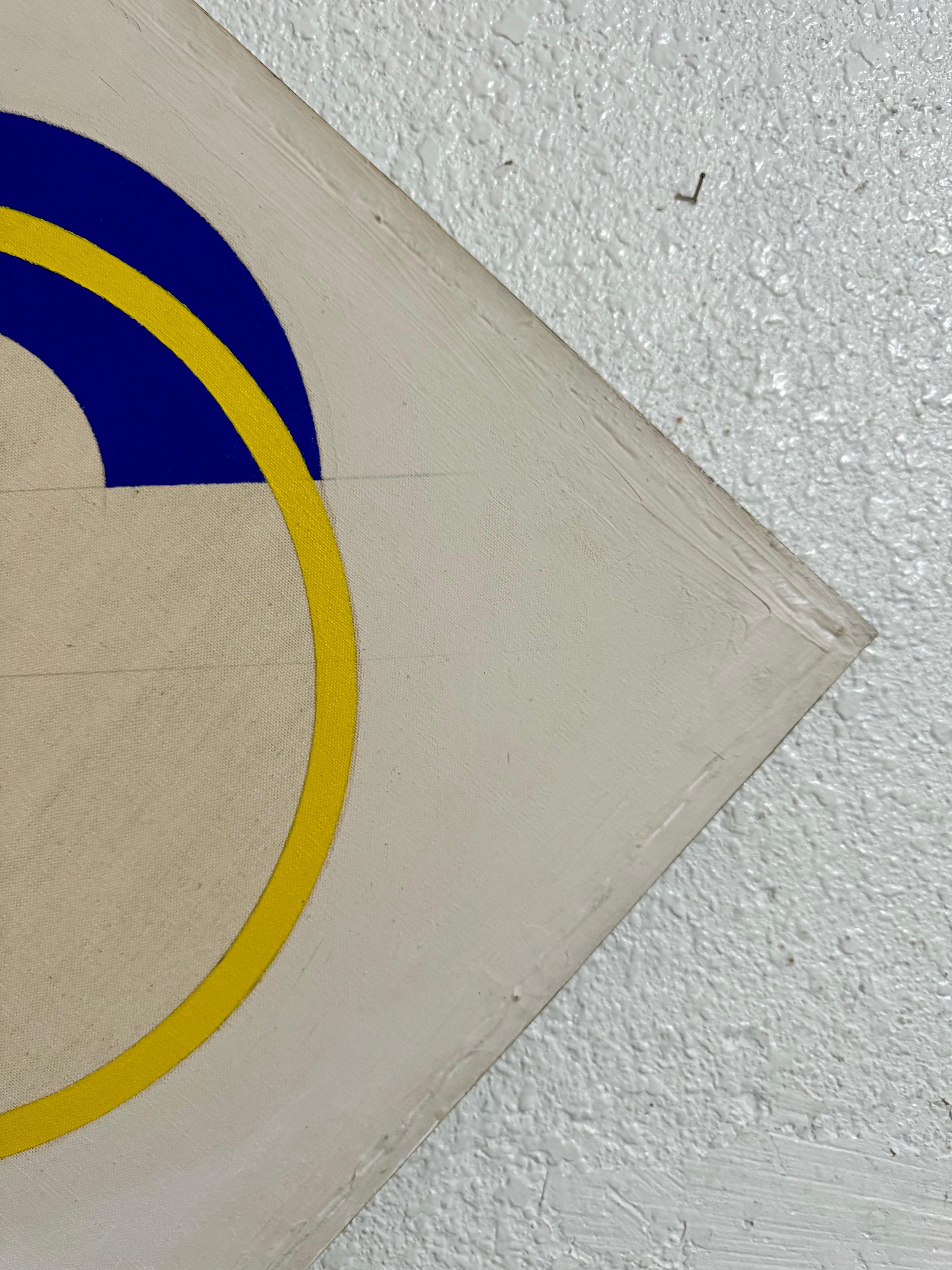 Op Art Pittura geometrica astratta a bordi duri John Pearson in vendita 3