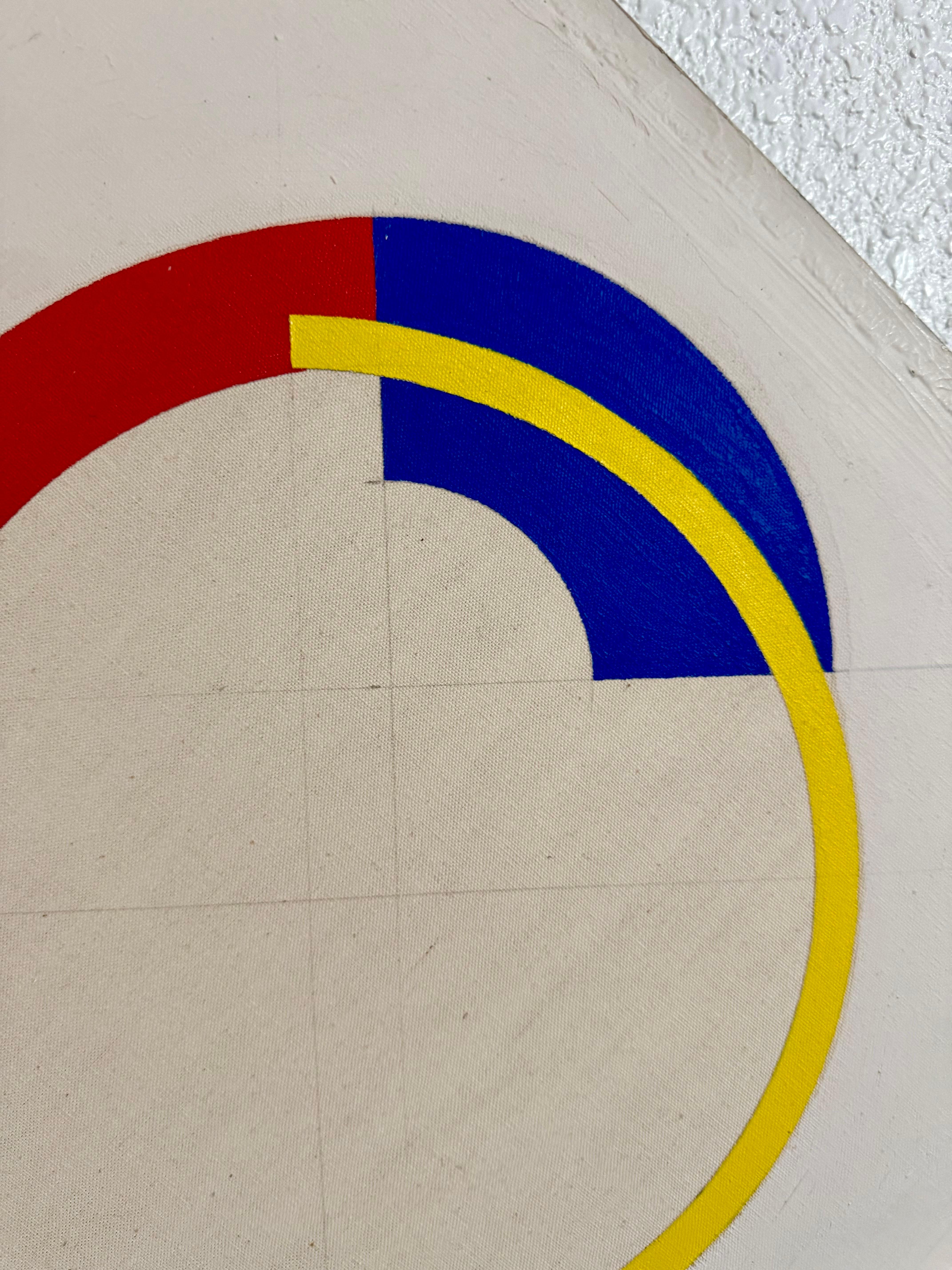 Op Art Pittura geometrica astratta a bordi duri John Pearson in vendita 4