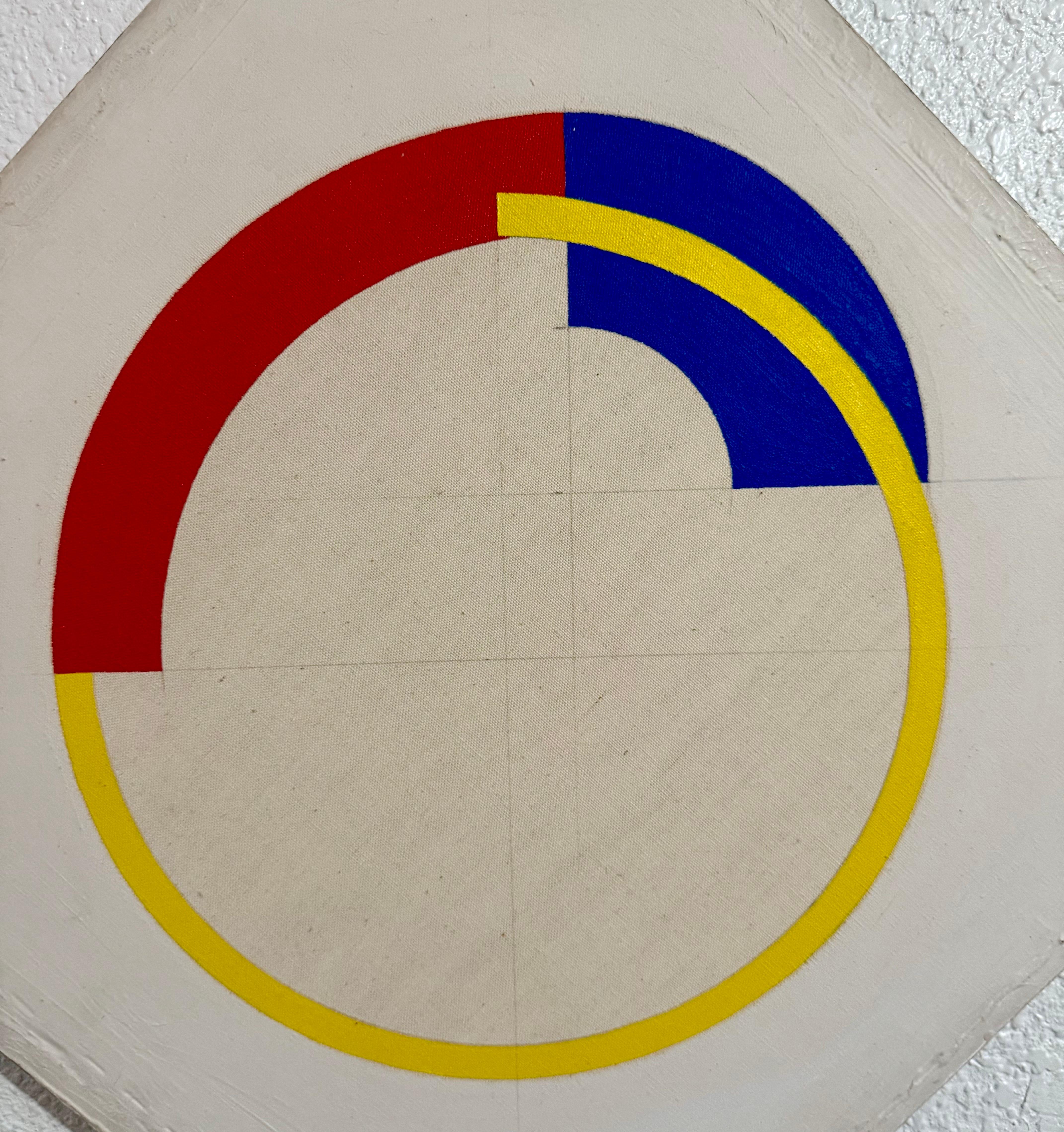 Op Art Pittura geometrica astratta a bordi duri John Pearson in vendita 5