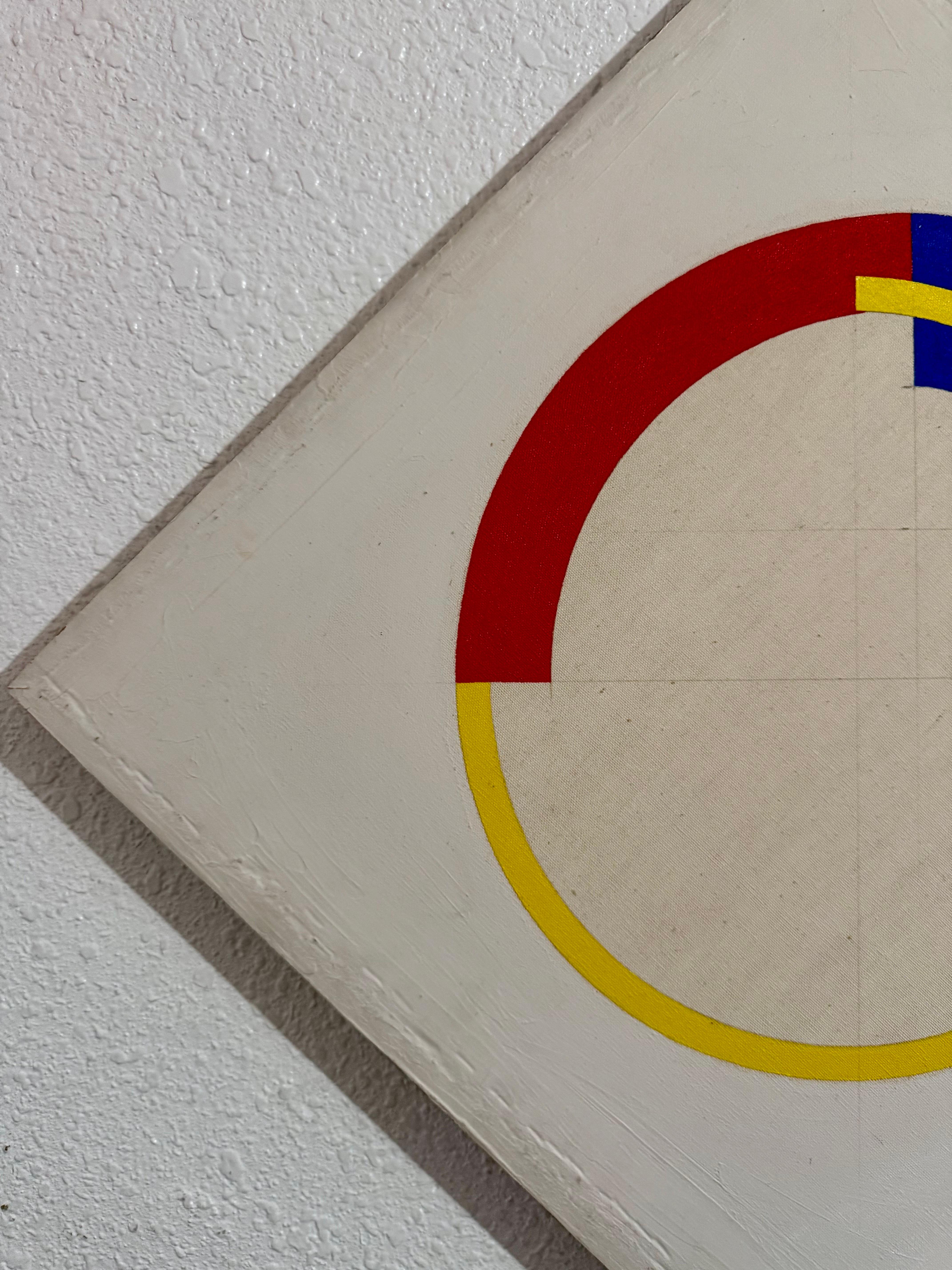 Op Art Pittura geometrica astratta a bordi duri John Pearson in vendita 7