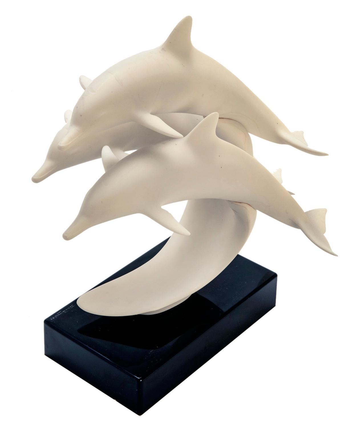 Scultura di delfino di John Perry In condizioni buone in vendita a Malibu, CA