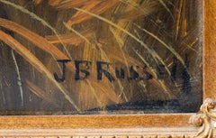 Salmon by the River, John Peter Russell, signed