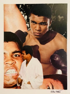 "Muhammad Ali" 2005 Collage NYC Artist John Peters