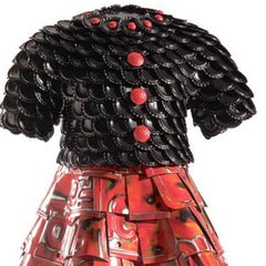 'Danika' Mixed Media Sculpture Featuring Found Objects