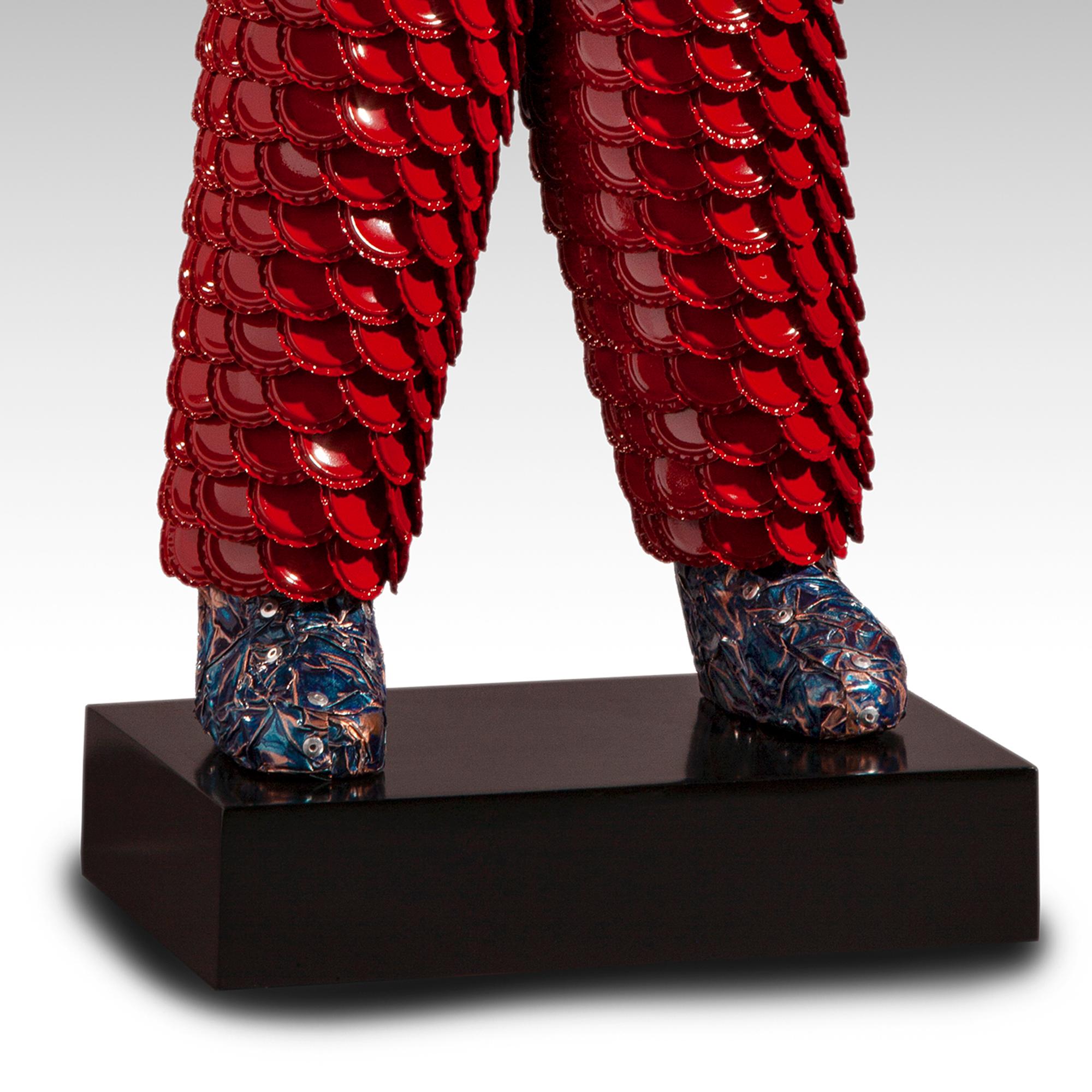 Mixed Media-Skulptur „Mason“ aus gefundenen Materialien (Zeitgenössisch), Sculpture, von John Petrey