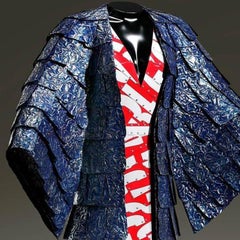 Megumi" Escultura de Técnica Mixta con Objetos Encontrados