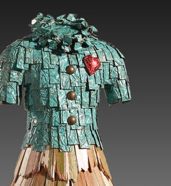 'Nora' Mixed Media Sculpture Using Found Objects