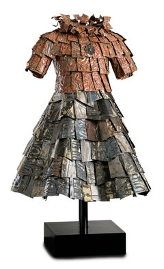 Used 'Piper' Mixed Media, Found Object Sculpture of a Dress