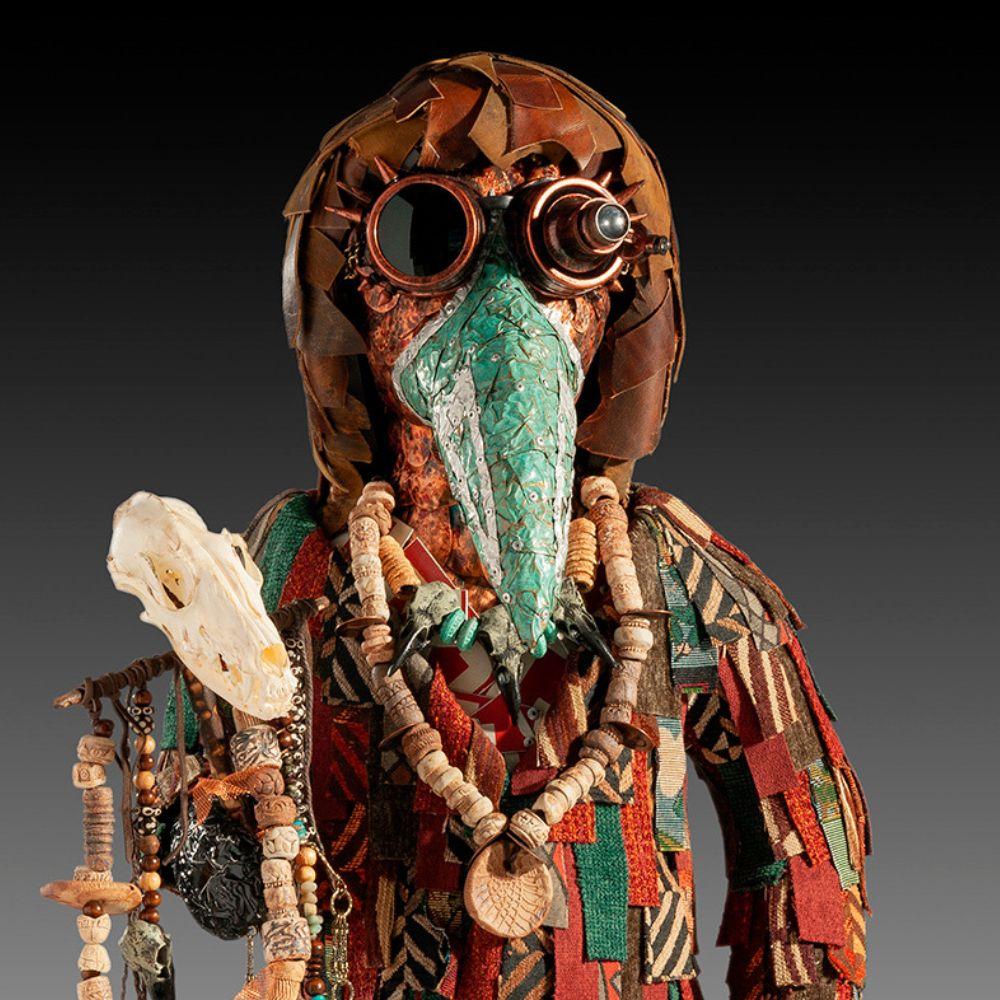 Shaman - Conceptual Mixed Media Art by John Petrey