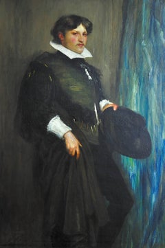 1887 Portrait Smith Taylor Whitehead Esq. in Theatrical 16th Century Costume.