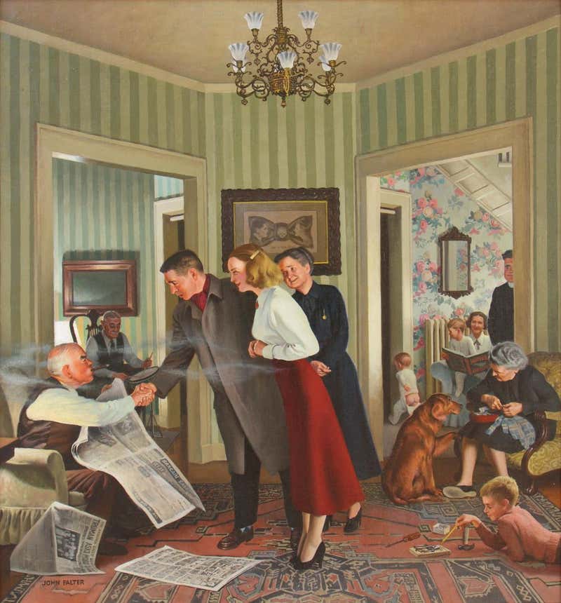 Artist Fallert John Philip Falter Paintings - 23 For Sale at 1stDibs | john falter ...