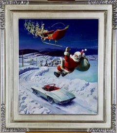 Santa's 1963 Corvette Convertible, Hertz advertisement