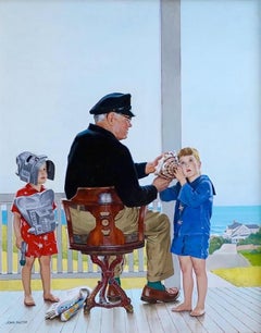 L'été au bord de la mer, couverture du Saturday Evening Post, 1956